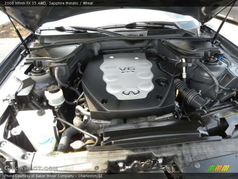 Sapphire Metallic / Wheat 2008 Infiniti FX 35 AWD