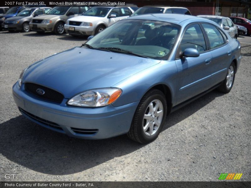 Windveil Blue Metallic / Medium/Dark Flint 2007 Ford Taurus SEL