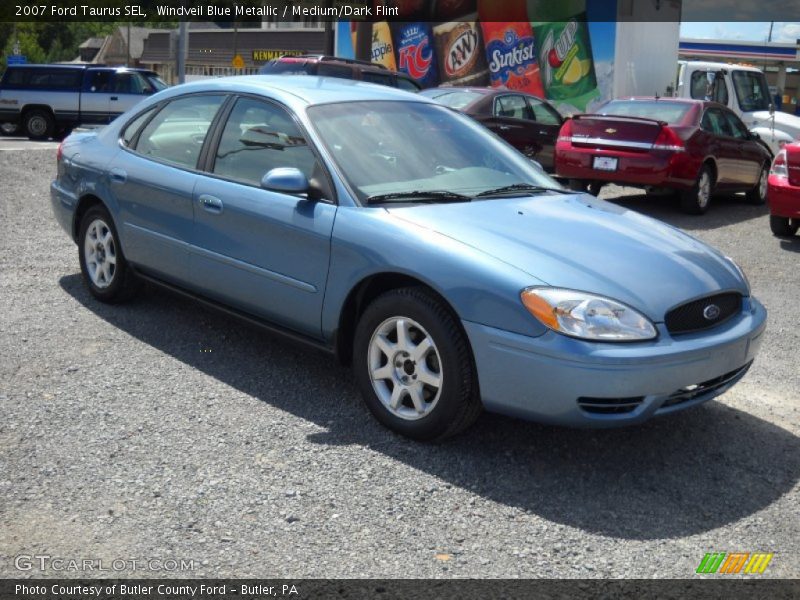 Windveil Blue Metallic / Medium/Dark Flint 2007 Ford Taurus SEL