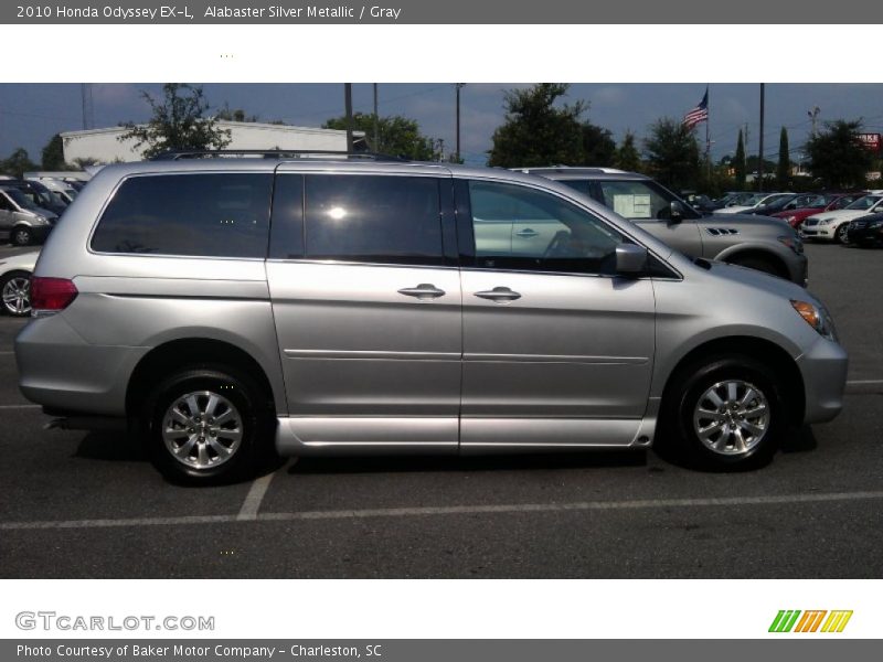 Alabaster Silver Metallic / Gray 2010 Honda Odyssey EX-L