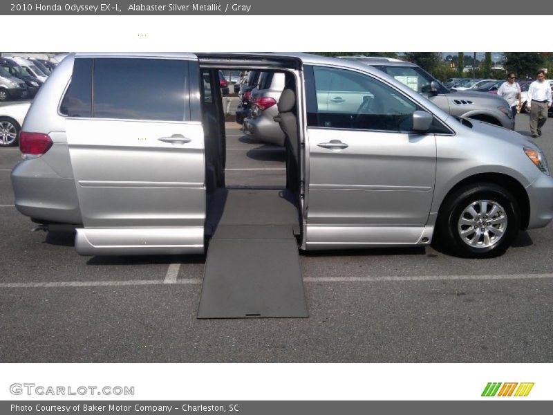 Alabaster Silver Metallic / Gray 2010 Honda Odyssey EX-L