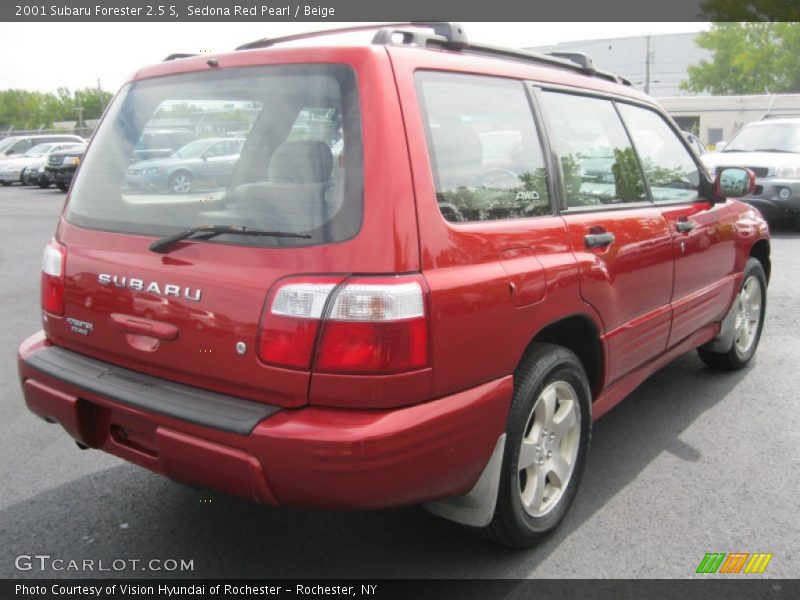 Sedona Red Pearl / Beige 2001 Subaru Forester 2.5 S