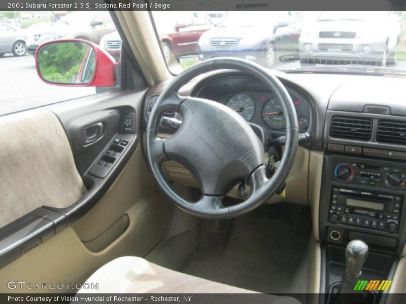  2001 Forester 2.5 S Beige Interior