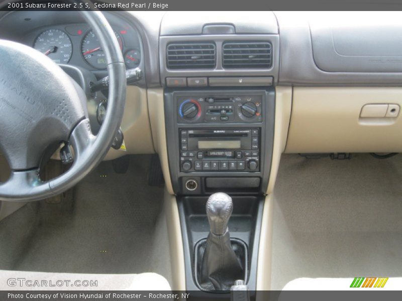 Sedona Red Pearl / Beige 2001 Subaru Forester 2.5 S