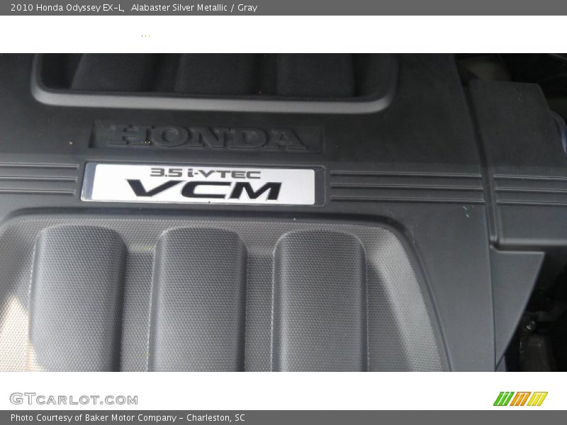 Alabaster Silver Metallic / Gray 2010 Honda Odyssey EX-L