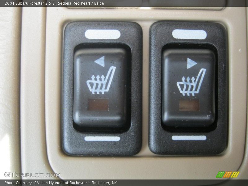 Controls of 2001 Forester 2.5 S