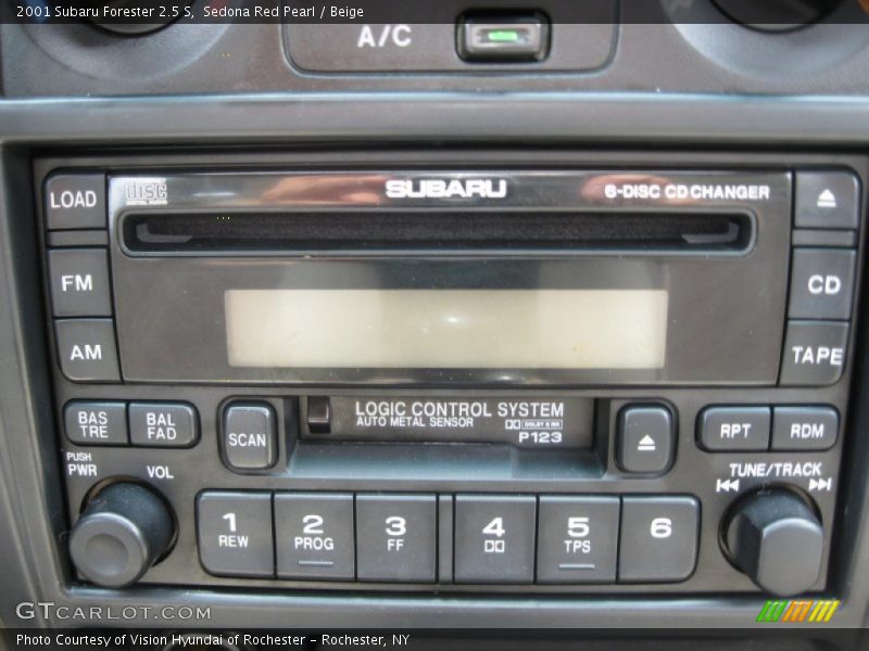 Audio System of 2001 Forester 2.5 S