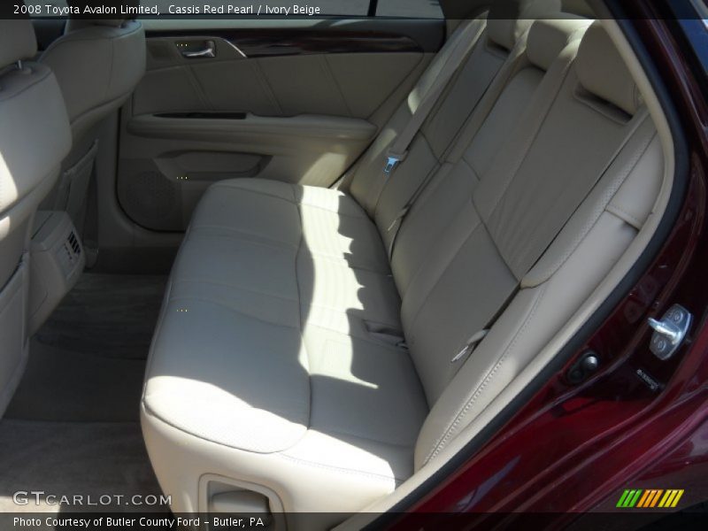 Cassis Red Pearl / Ivory Beige 2008 Toyota Avalon Limited