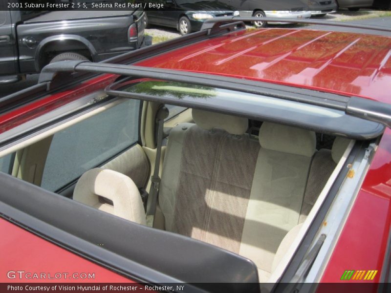 Sedona Red Pearl / Beige 2001 Subaru Forester 2.5 S