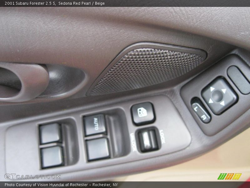 Controls of 2001 Forester 2.5 S