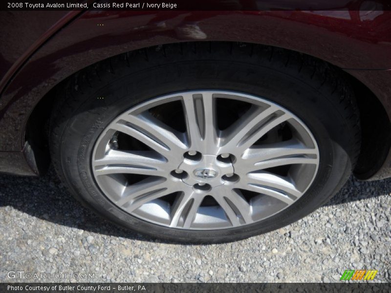 Cassis Red Pearl / Ivory Beige 2008 Toyota Avalon Limited