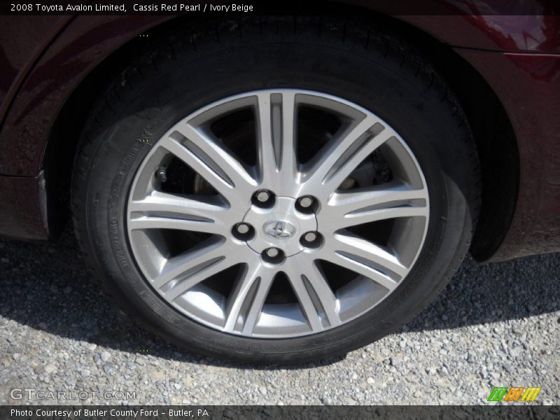 Cassis Red Pearl / Ivory Beige 2008 Toyota Avalon Limited