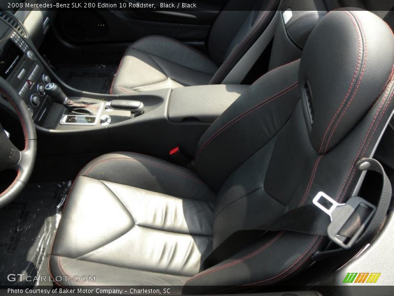 Black / Black 2008 Mercedes-Benz SLK 280 Edition 10 Roadster