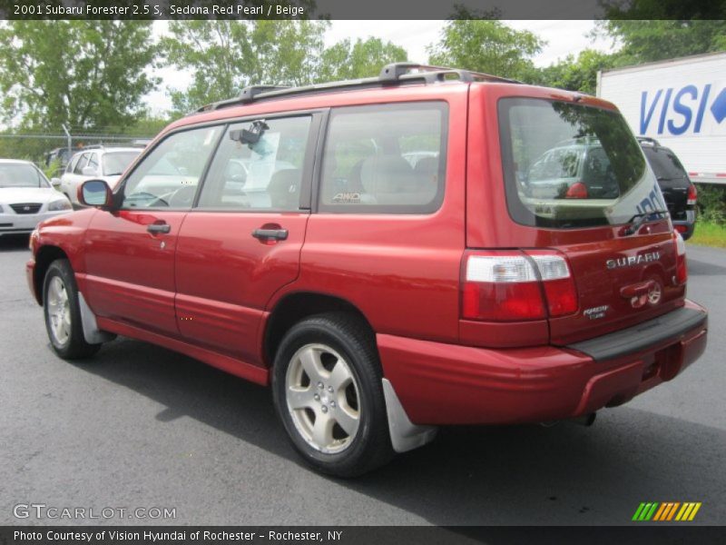 Sedona Red Pearl / Beige 2001 Subaru Forester 2.5 S
