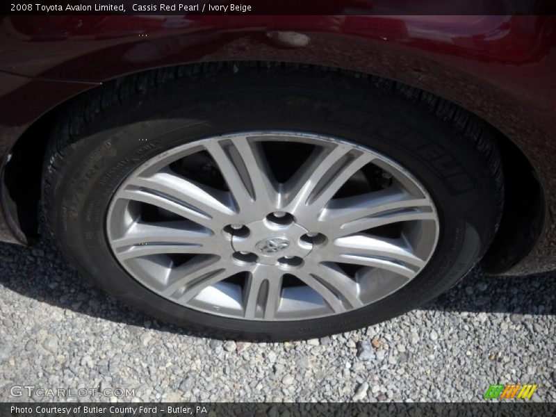 Cassis Red Pearl / Ivory Beige 2008 Toyota Avalon Limited