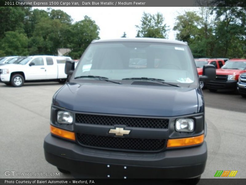 Dark Blue Metallic / Medium Pewter 2011 Chevrolet Express 1500 Cargo Van