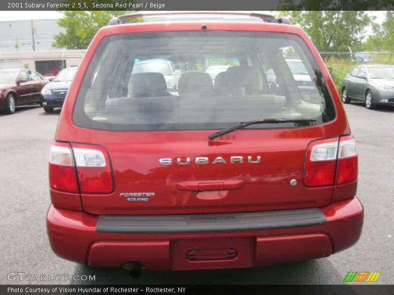 Sedona Red Pearl / Beige 2001 Subaru Forester 2.5 S