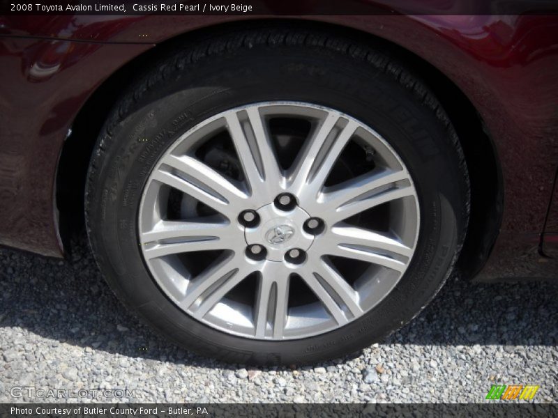 Cassis Red Pearl / Ivory Beige 2008 Toyota Avalon Limited