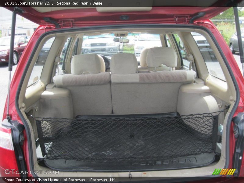 Sedona Red Pearl / Beige 2001 Subaru Forester 2.5 S