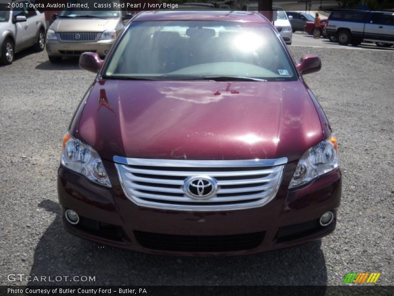 Cassis Red Pearl / Ivory Beige 2008 Toyota Avalon Limited