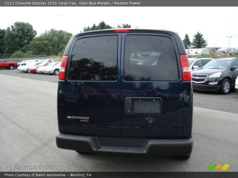 Dark Blue Metallic / Medium Pewter 2011 Chevrolet Express 1500 Cargo Van