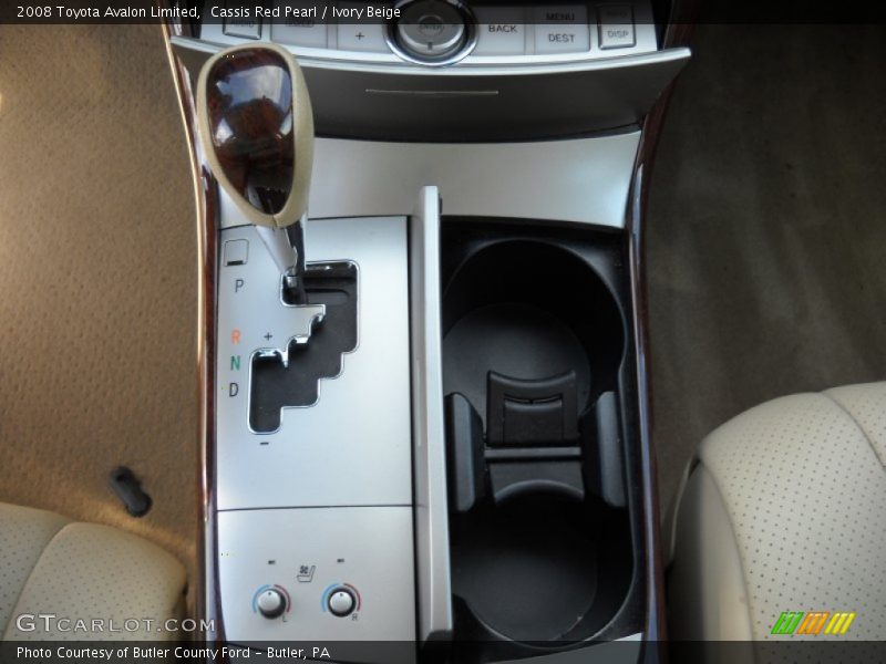 Cassis Red Pearl / Ivory Beige 2008 Toyota Avalon Limited