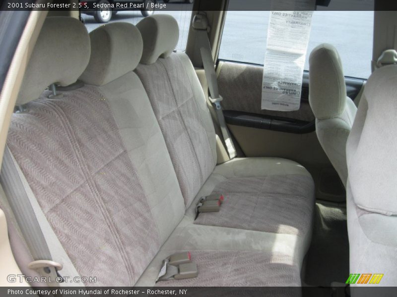  2001 Forester 2.5 S Beige Interior
