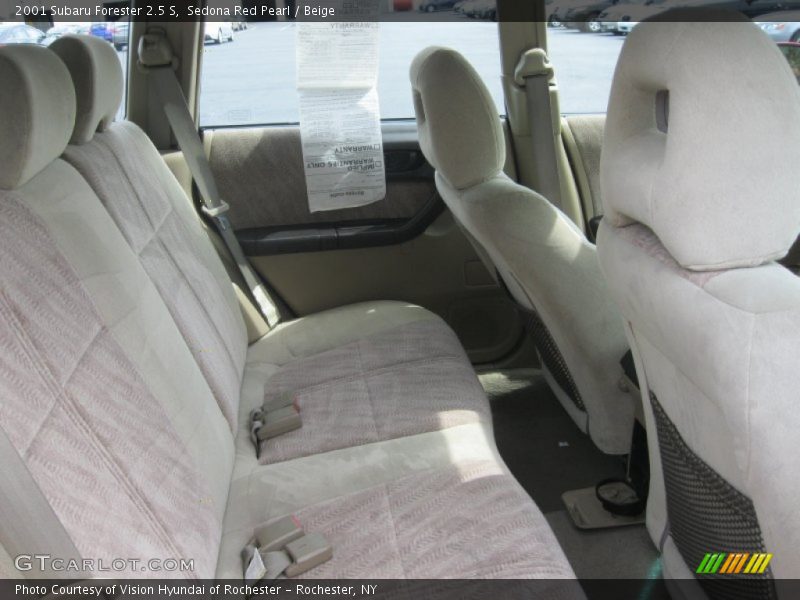 Sedona Red Pearl / Beige 2001 Subaru Forester 2.5 S