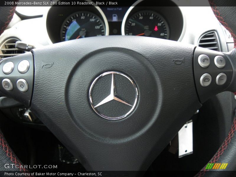 Black / Black 2008 Mercedes-Benz SLK 280 Edition 10 Roadster