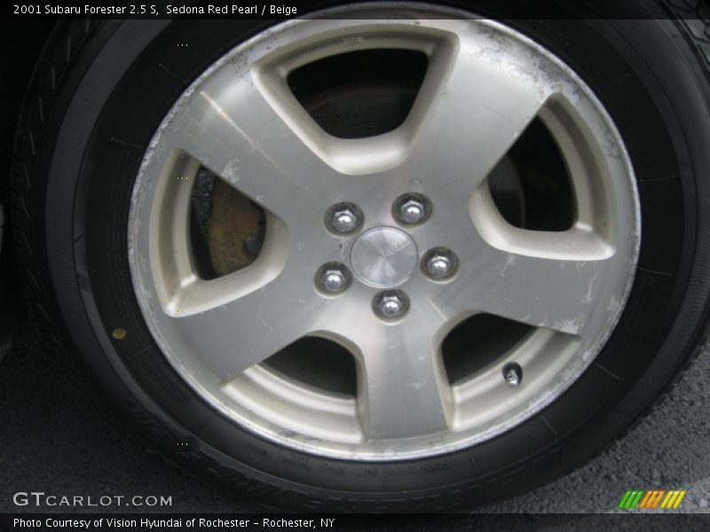 Sedona Red Pearl / Beige 2001 Subaru Forester 2.5 S