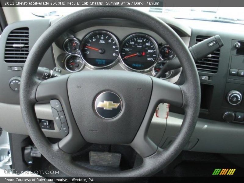  2011 Silverado 2500HD Regular Cab Chassis Steering Wheel