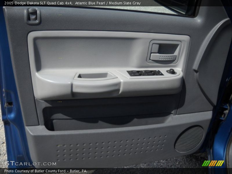 Atlantic Blue Pearl / Medium Slate Gray 2005 Dodge Dakota SLT Quad Cab 4x4
