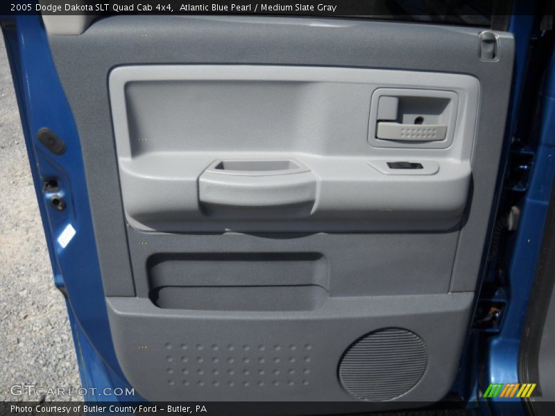 Atlantic Blue Pearl / Medium Slate Gray 2005 Dodge Dakota SLT Quad Cab 4x4