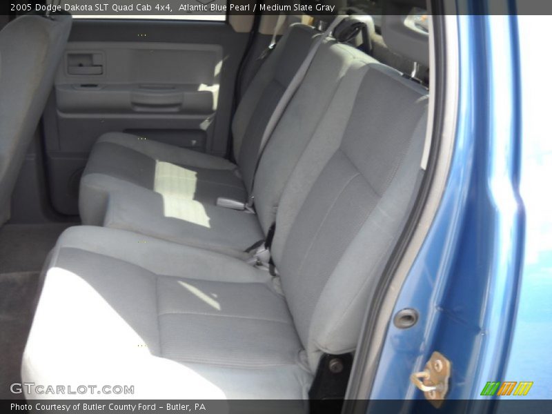 Atlantic Blue Pearl / Medium Slate Gray 2005 Dodge Dakota SLT Quad Cab 4x4