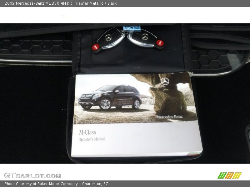 Pewter Metallic / Black 2009 Mercedes-Benz ML 350 4Matic
