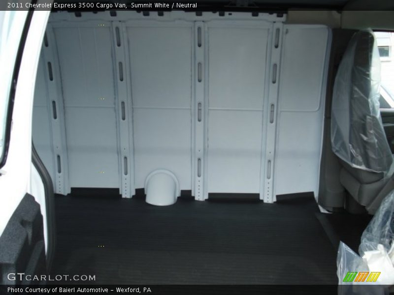 Summit White / Neutral 2011 Chevrolet Express 3500 Cargo Van