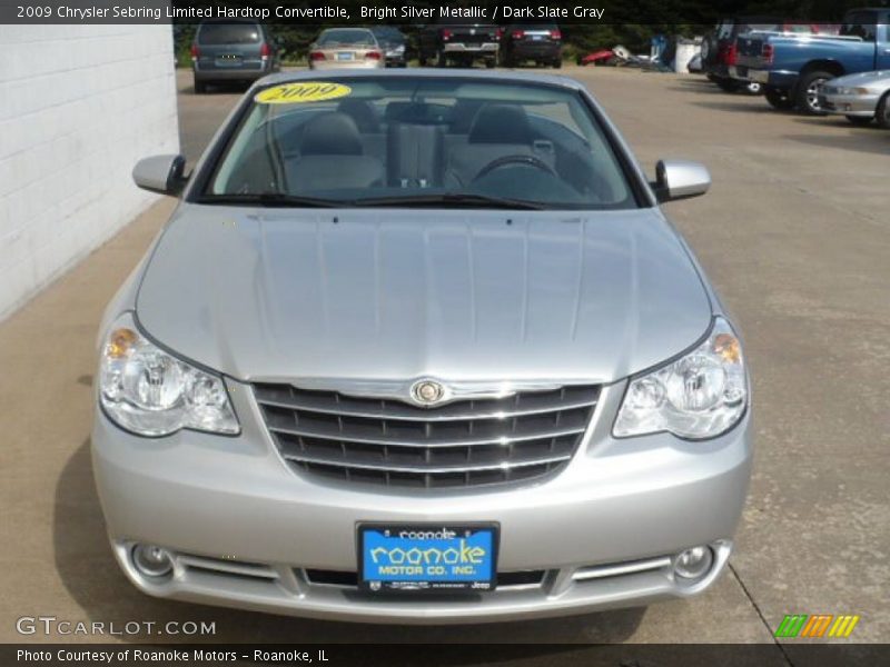 Bright Silver Metallic / Dark Slate Gray 2009 Chrysler Sebring Limited Hardtop Convertible