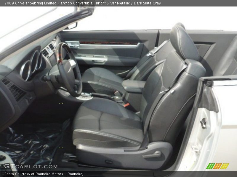  2009 Sebring Limited Hardtop Convertible Dark Slate Gray Interior