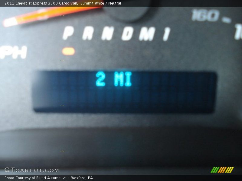 Summit White / Neutral 2011 Chevrolet Express 3500 Cargo Van