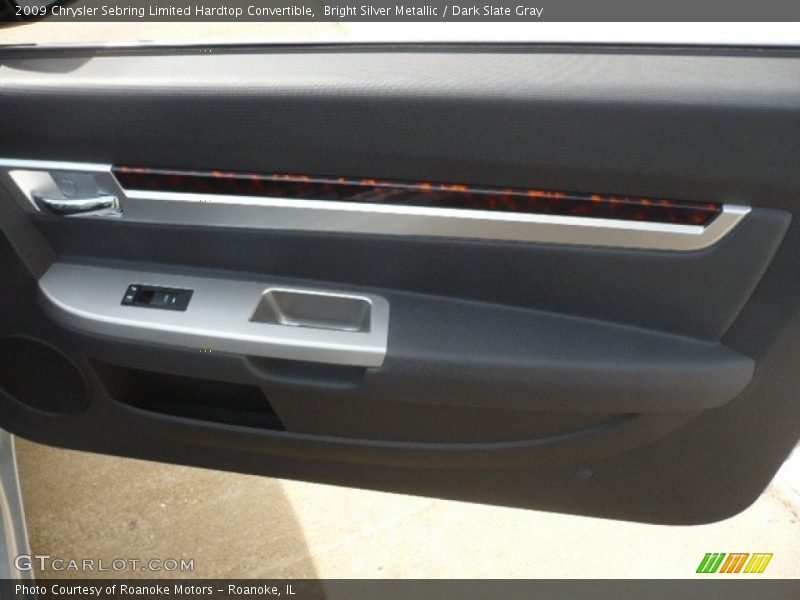 Bright Silver Metallic / Dark Slate Gray 2009 Chrysler Sebring Limited Hardtop Convertible