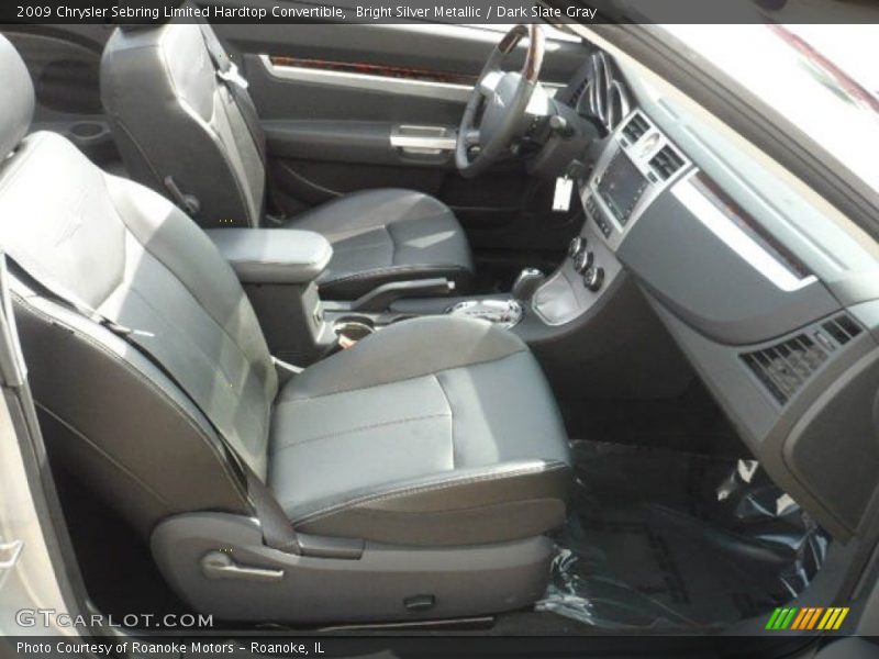 Bright Silver Metallic / Dark Slate Gray 2009 Chrysler Sebring Limited Hardtop Convertible