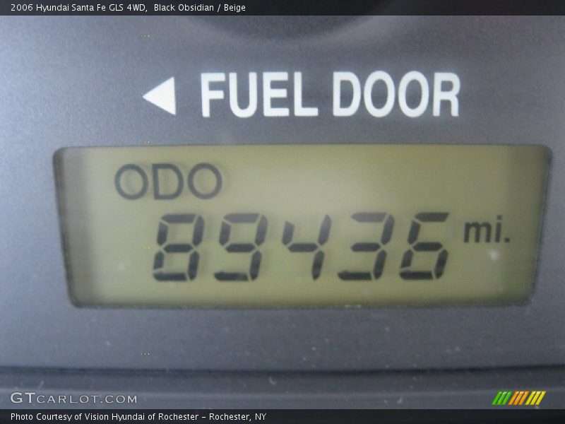 Black Obsidian / Beige 2006 Hyundai Santa Fe GLS 4WD