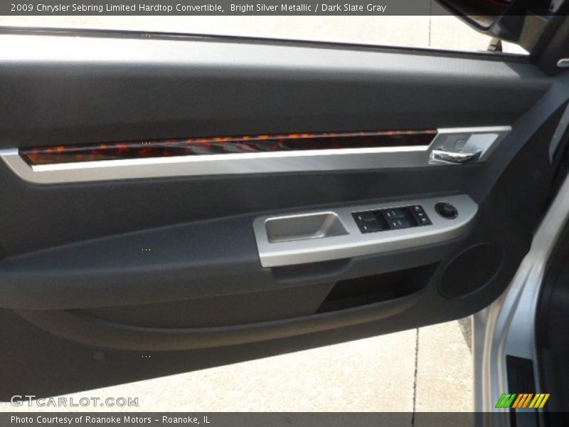 Bright Silver Metallic / Dark Slate Gray 2009 Chrysler Sebring Limited Hardtop Convertible