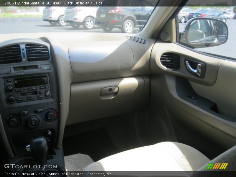 Black Obsidian / Beige 2006 Hyundai Santa Fe GLS 4WD