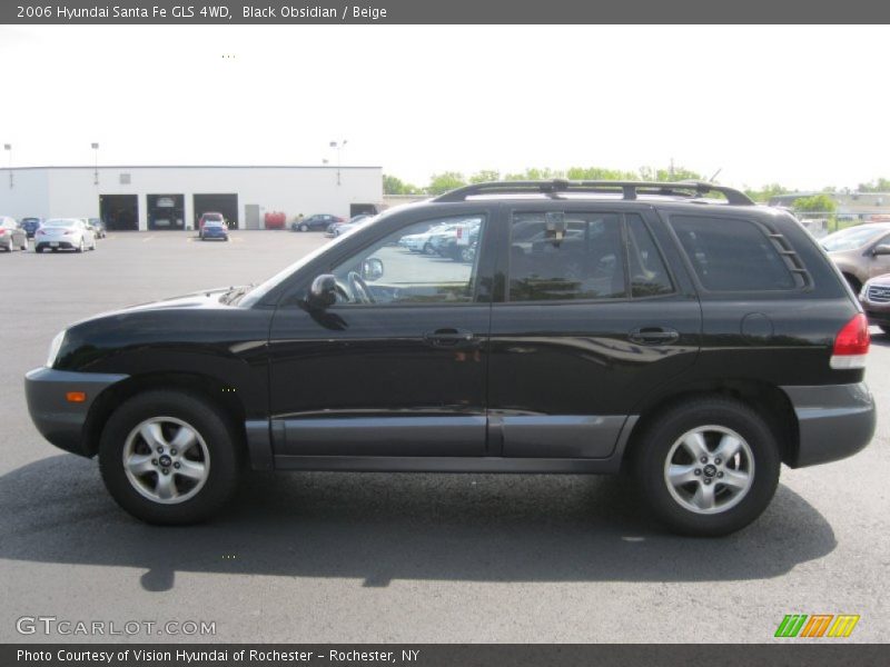 Black Obsidian / Beige 2006 Hyundai Santa Fe GLS 4WD