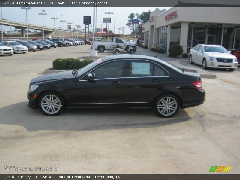 Black / Almond/Mocha 2009 Mercedes-Benz C 300 Sport