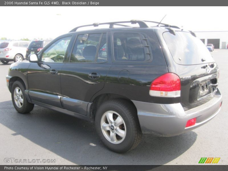 Black Obsidian / Beige 2006 Hyundai Santa Fe GLS 4WD