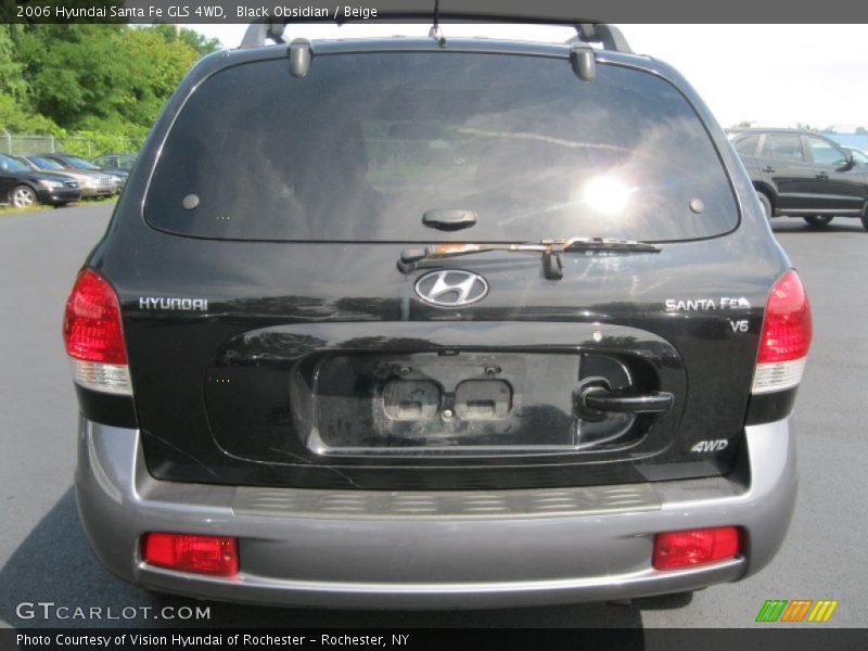 Black Obsidian / Beige 2006 Hyundai Santa Fe GLS 4WD