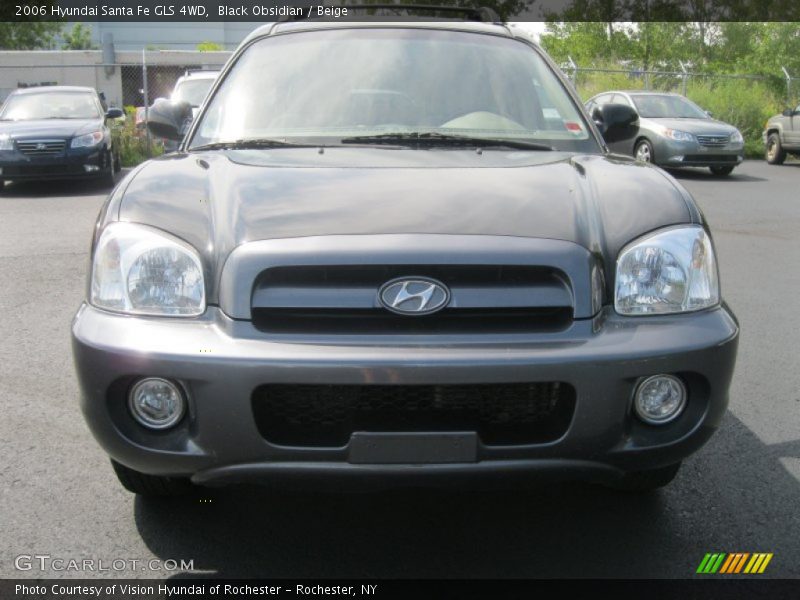 Black Obsidian / Beige 2006 Hyundai Santa Fe GLS 4WD