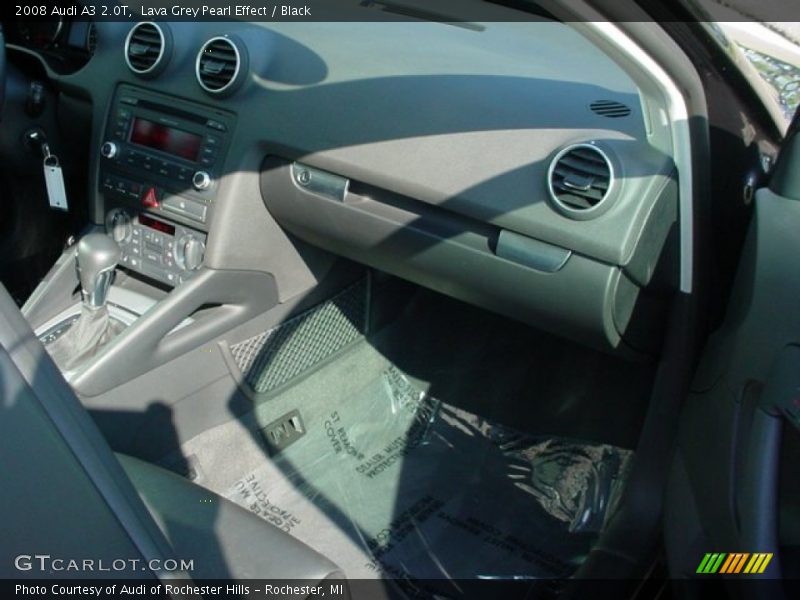 Lava Grey Pearl Effect / Black 2008 Audi A3 2.0T